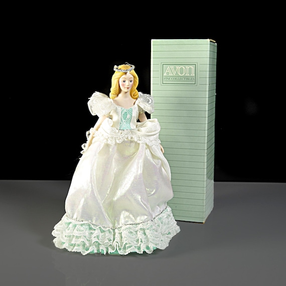 Fairy Princess Doll with Box – Avon Fine Collectibles Porcelain Display Doll