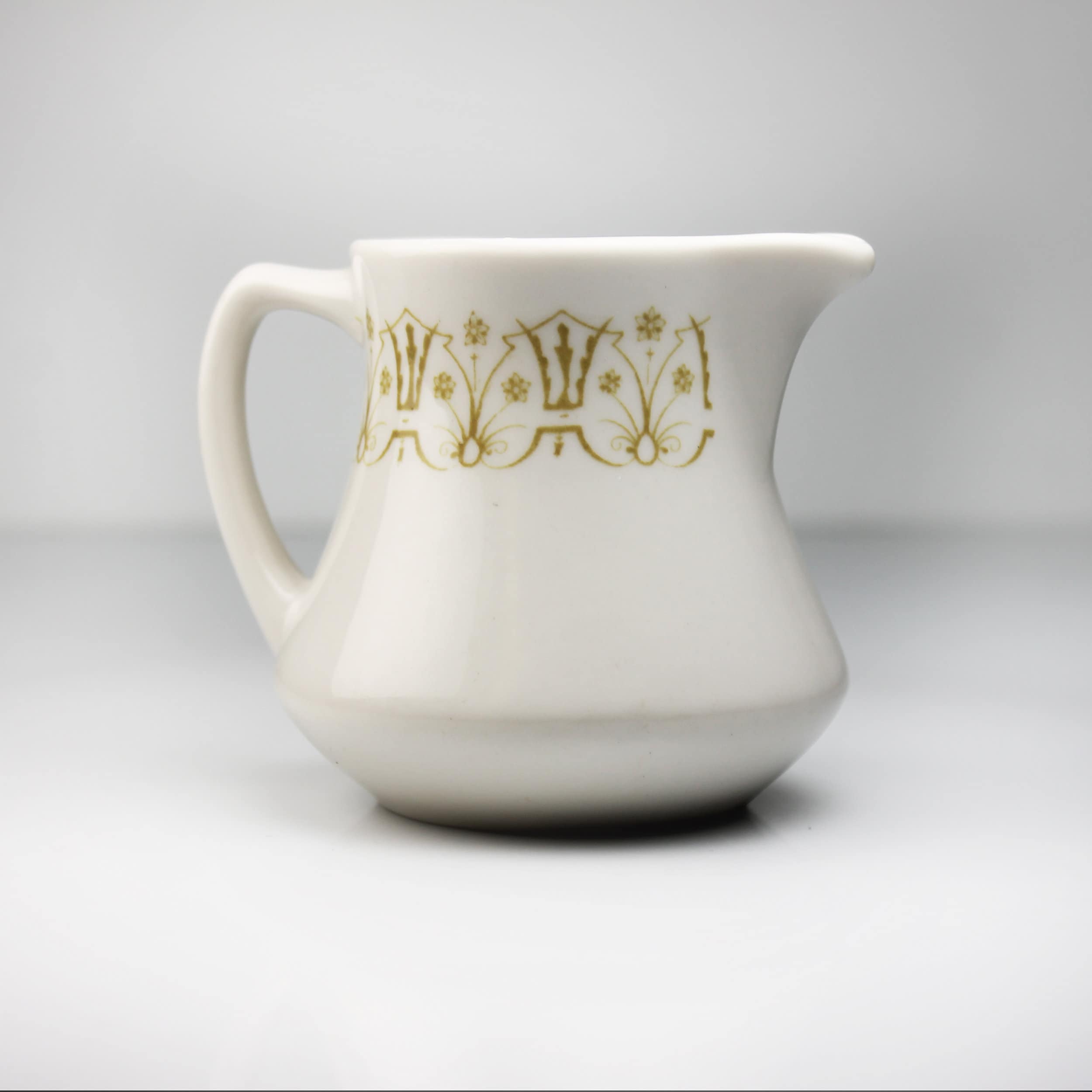 Antique Creamer Pitcher Floral