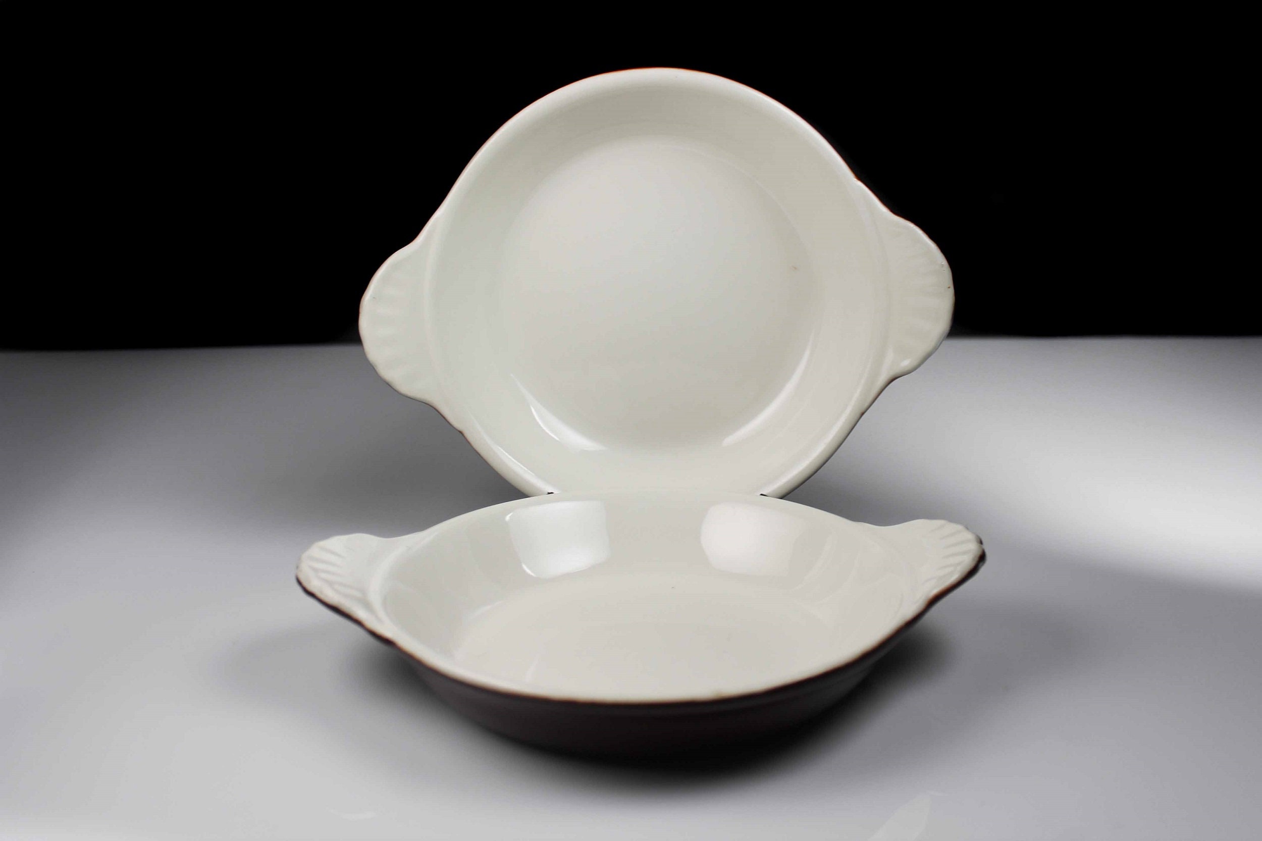 Au Gratin Bowls, Syscoware, Brown, Individual Casserole, Dinnerware