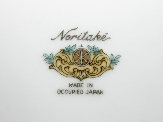 Noritake China Oval Platter, Empire, Occupied Japan, Floral