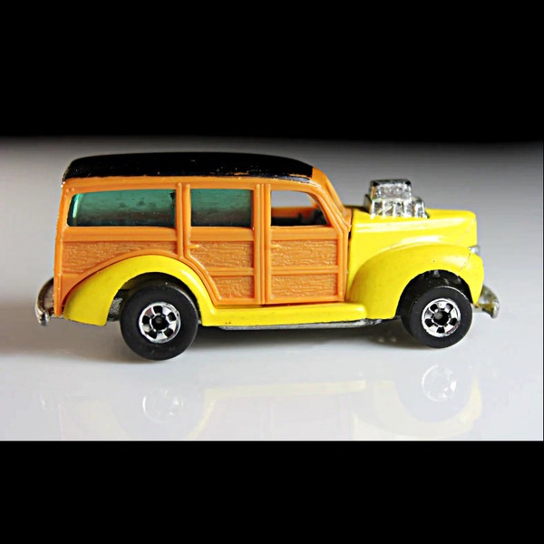 Hot Wheels, 1986 '40s Woodie, Die Cast Metal, Collectible Toy Car