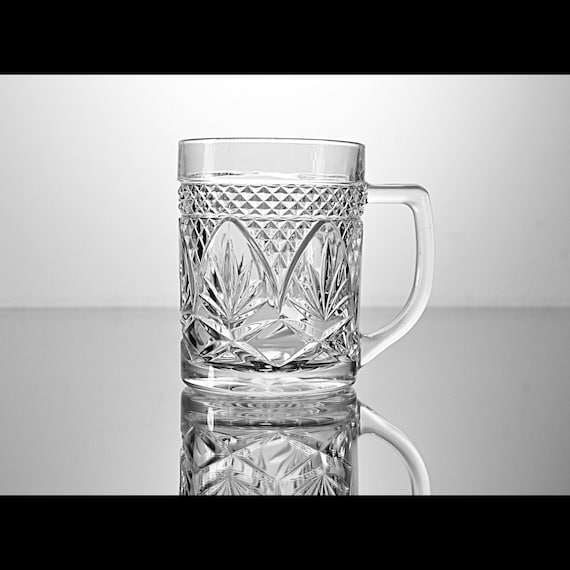 Cristal d’Arques Antique Clear Mug, 1990–2010, 8 Ounce