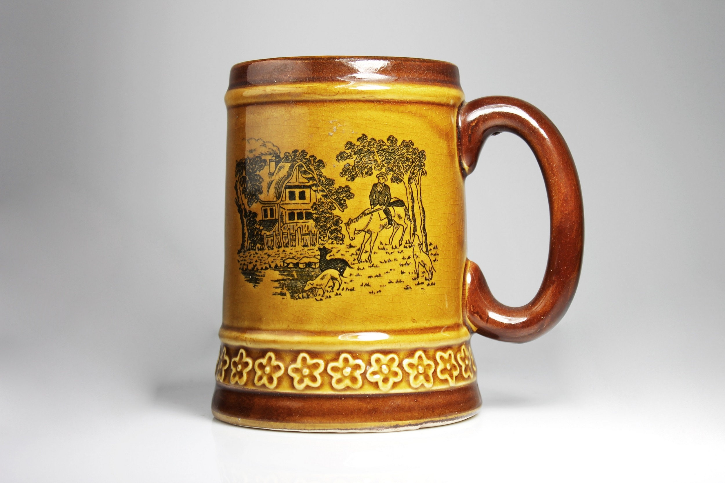 Lord Nelson Beer Stein, Antique, Made In England, Beer Mug, Decorative