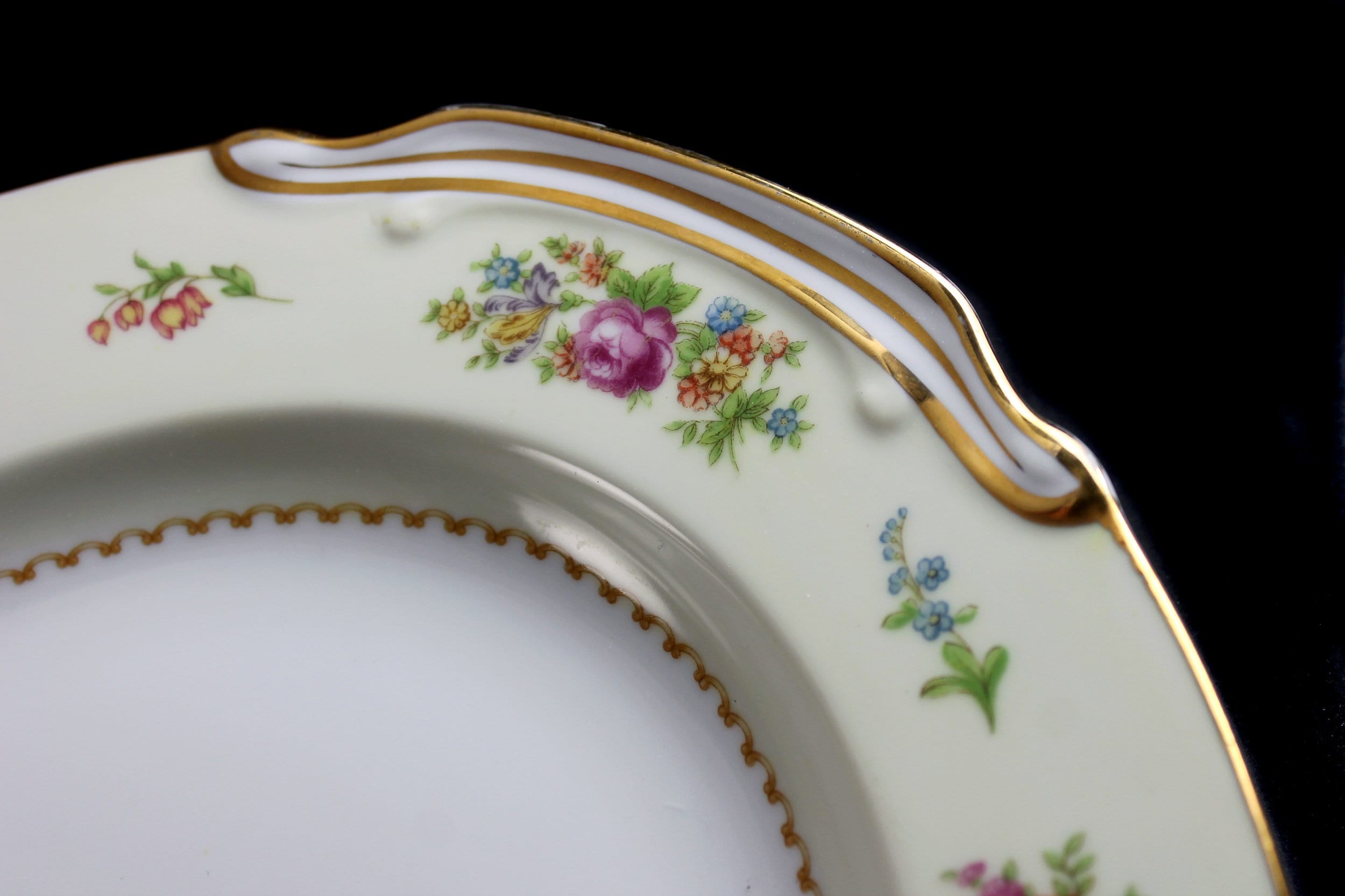 Noritake China Oval Platter, Empire, Occupied Japan, Floral Pattern, 16