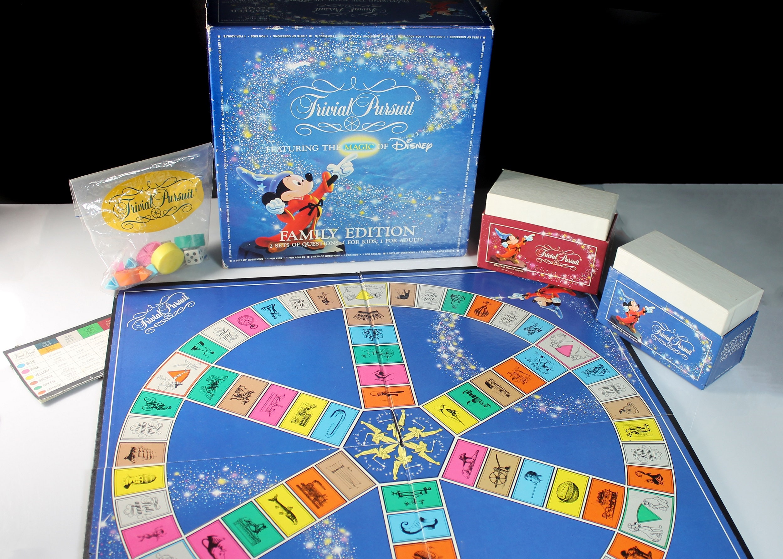 Trivial Pursuit Game, Featuring The Magic Of Disney, Parker Brothers, Board  Game, Trivia Game