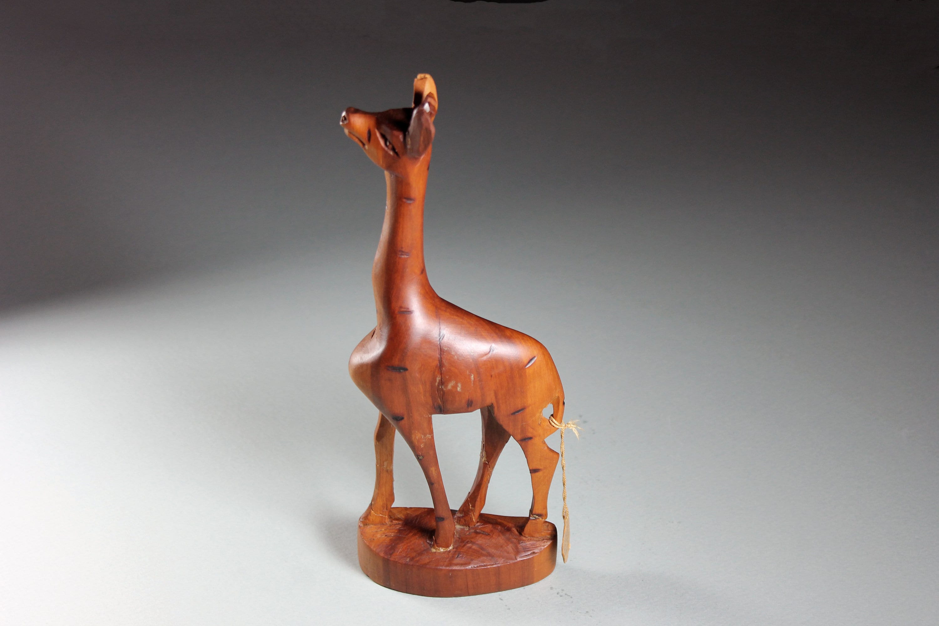 Wooden Giraffe Figurine, Konics, Made in Kenya, Hand Carved, African Art, Animal Statue, Collectible, With Tag Wooden Giraffe Figurine, Konics, Made in Kenya, Hand Carved, African Art, Animal Statue, Collectible, With Tag