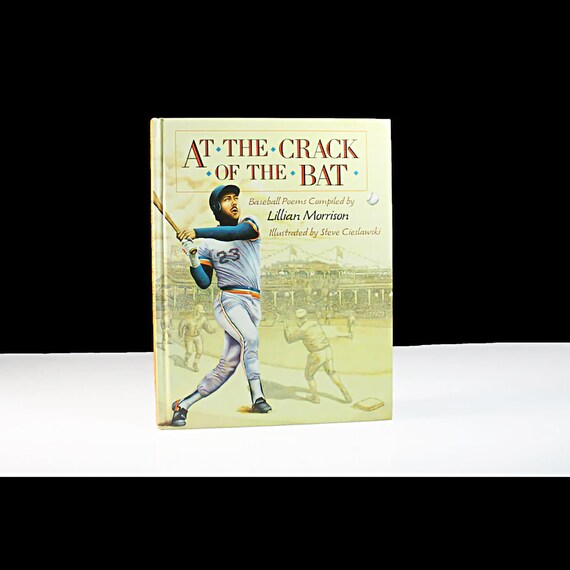 Children's Hardcover Book, At The Crack Of The Bat, Lillian Morrison, Poetry, Illustrated