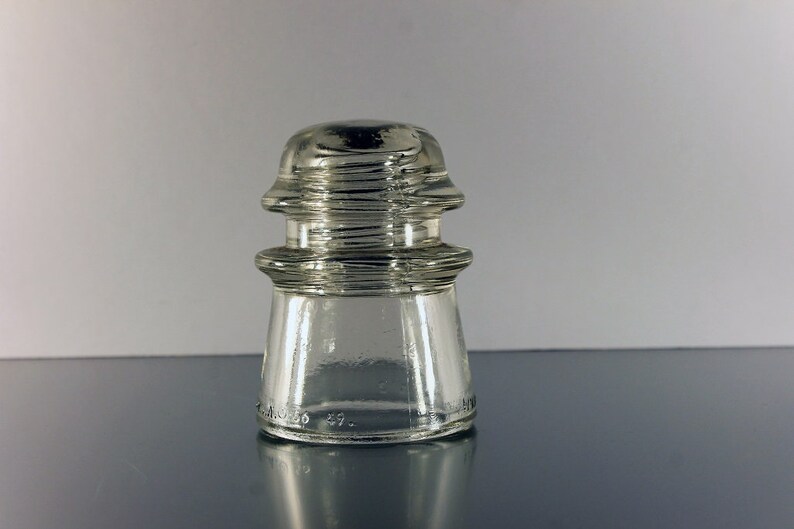 Armstrong Insulator Clear Glass Collectible No 2