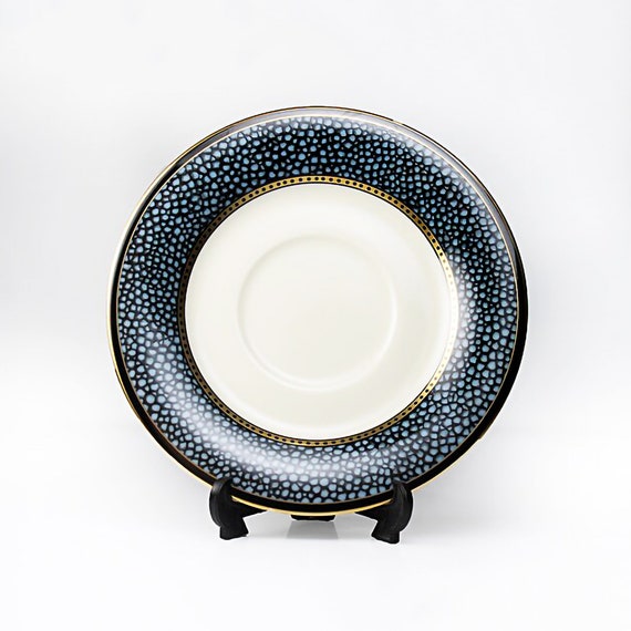 Saucer, Mikasa, Ebony Flair, Fine China