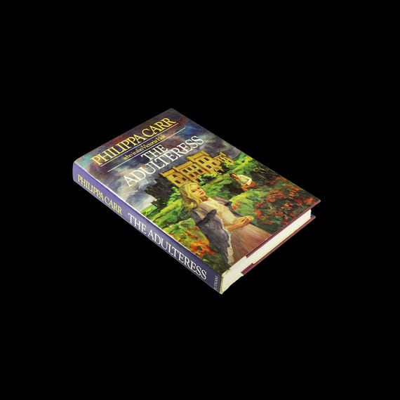 Hardcover Book, The Adulteress, Philippa Carr, Mystery, Novel, Historical Fiction, Literature, Suspense, Romance
