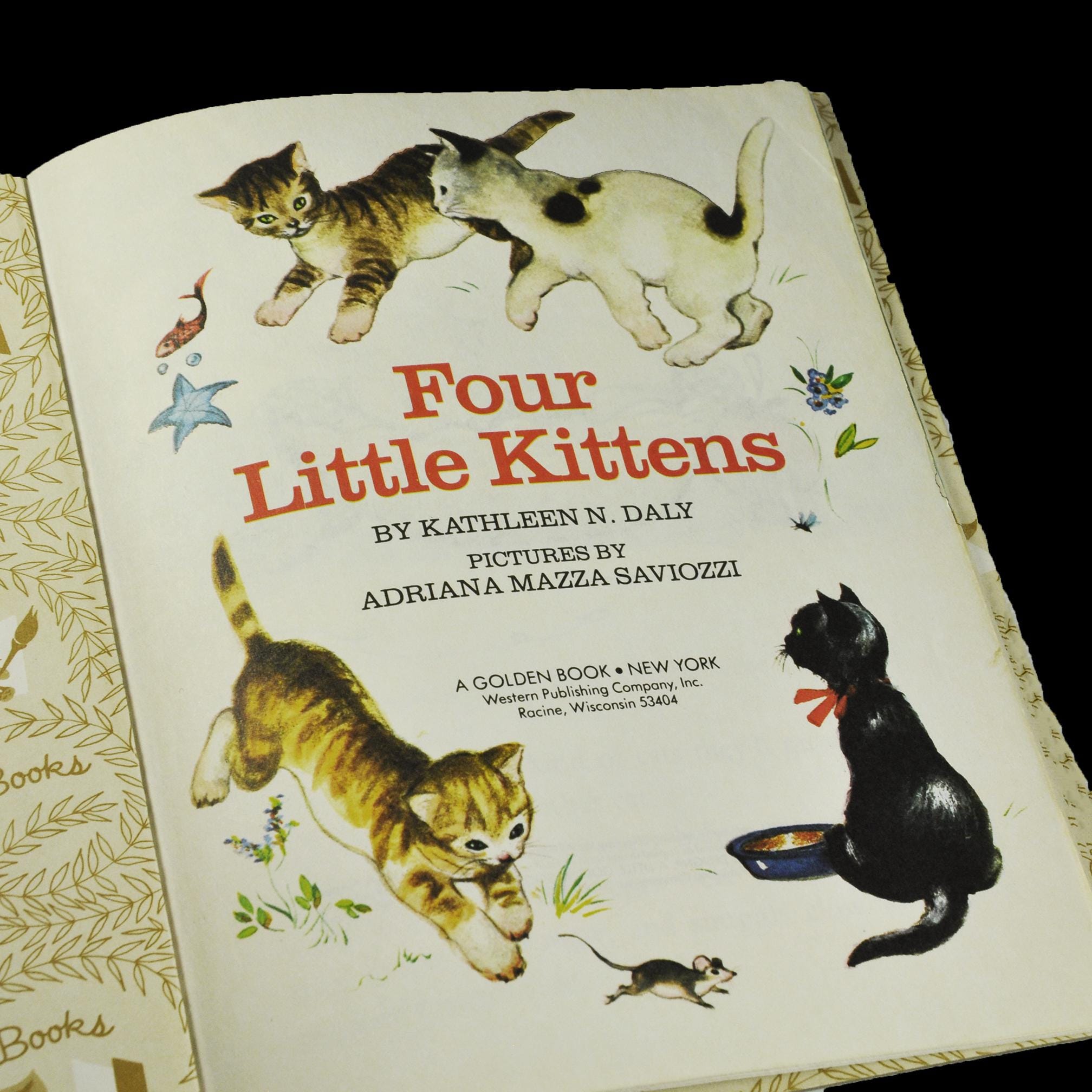 Little Golden Book, Four Little Kittens by Kathleen N. Daly Little Golden Book, Four Little Kittens by Kathleen N. Daly