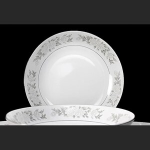 Soup Bowls, Fine China of Japan, Adele, Floral, Set of 4