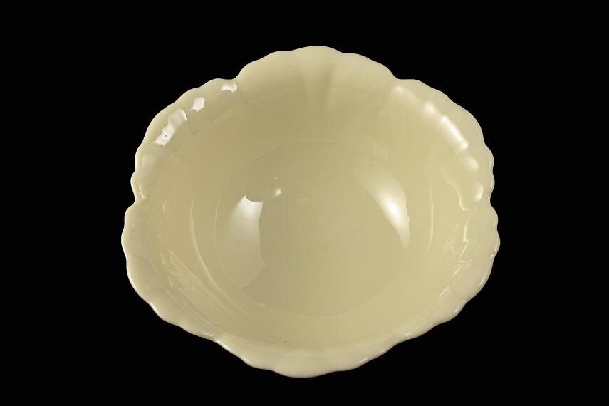Lenox, Footed Bowl, Cabbage Leaf Pattern, 24K Gold Trim, Candy Dish
