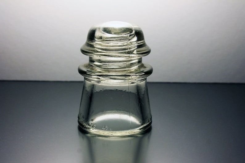 Armstrong Insulator Clear Glass Collectible No 2