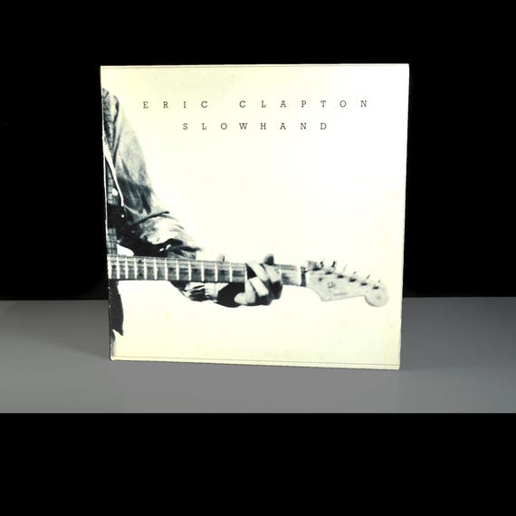 Vintage Vinyl Record, Eric Clapton Slowhand LP, Classic Rock Album, RSO RS-1-3030