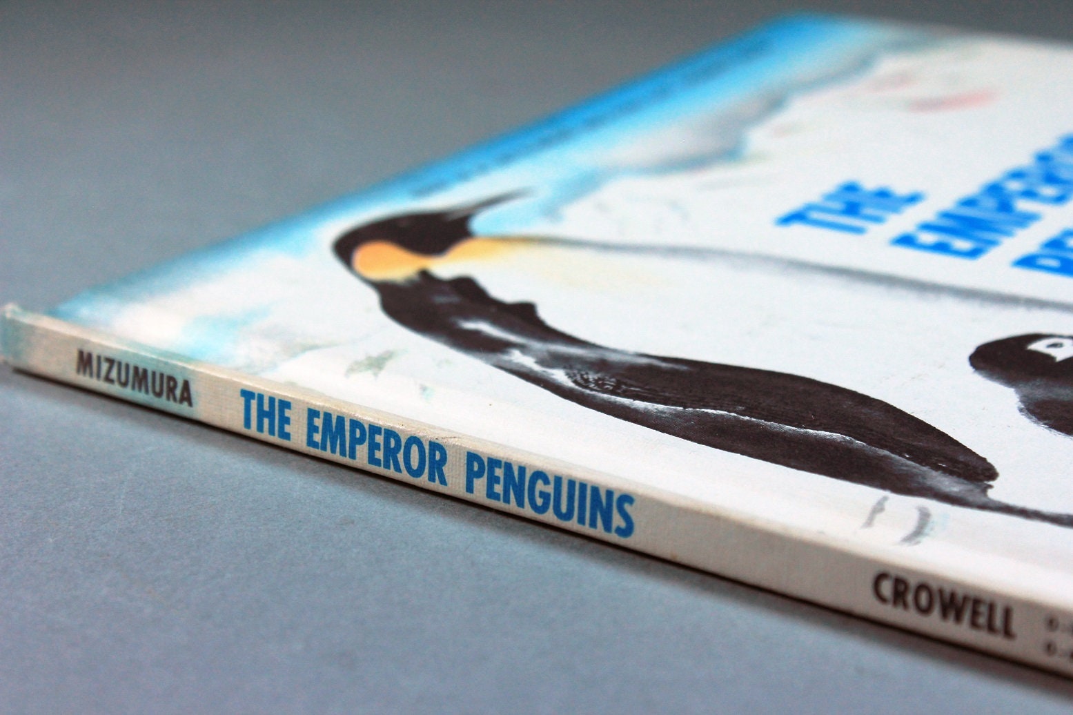 1969 Children's Hardcover Book, the Emperor Penguins, Kazue Mizumura,  Science, Non Fiction, Zoology, Ornithology, Illustrated, Collectable 