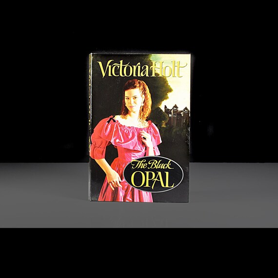 First Edition "The Black Opal" by Victoria Holt - Vintage Gothic Romance Novel, 1993 Hardcover