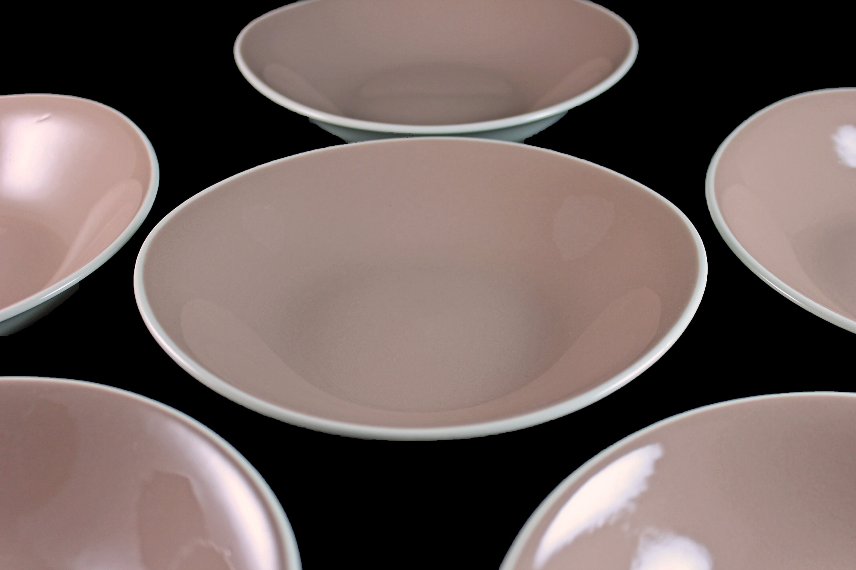 Lugged Soup Bowls, Harkerware, Dogwood Tan, Cereal Bowls, Dinnerware