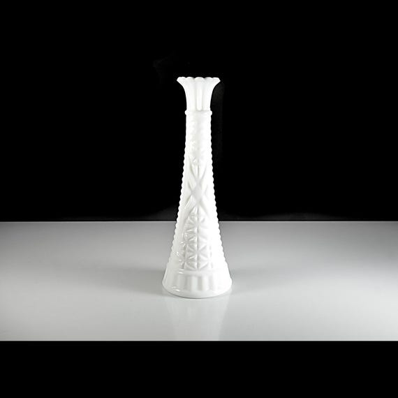 Anchor Hocking Milk Glass Bud Vase - 9 Inch – Giftware