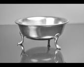 Vintage Revere Pewter Footed Bowl, Colonial Style Candy Nut Dish, Small Serving Bowl