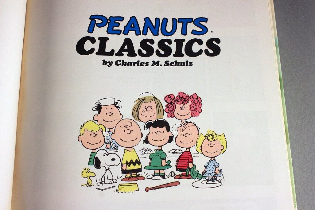 Hardcover Book, Peanuts Classics, Charles Schulz. First Edition, Comic