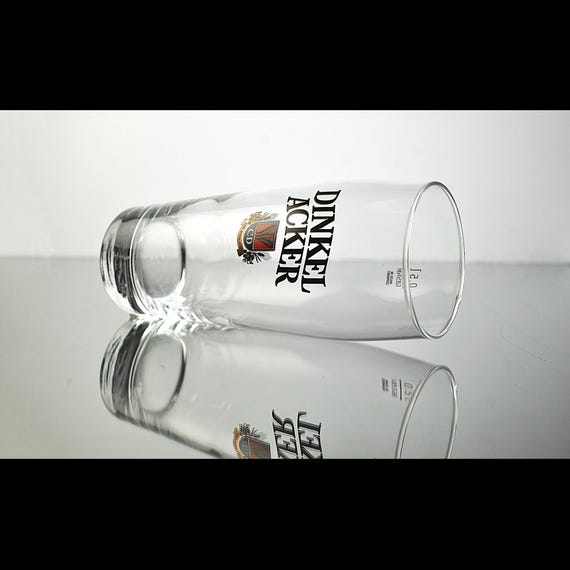 Vintage Dinkelacker Beer Glass, Rastal Germany, 0.5L Pint, Brewery Barware, German Pilsner Glass