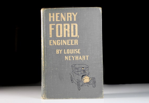 Hardcover Book, Henry Ford Engineer, Louise Neyhart, Non-Fiction, Juvenile Literature, Biography, Automobiles, Illustrated