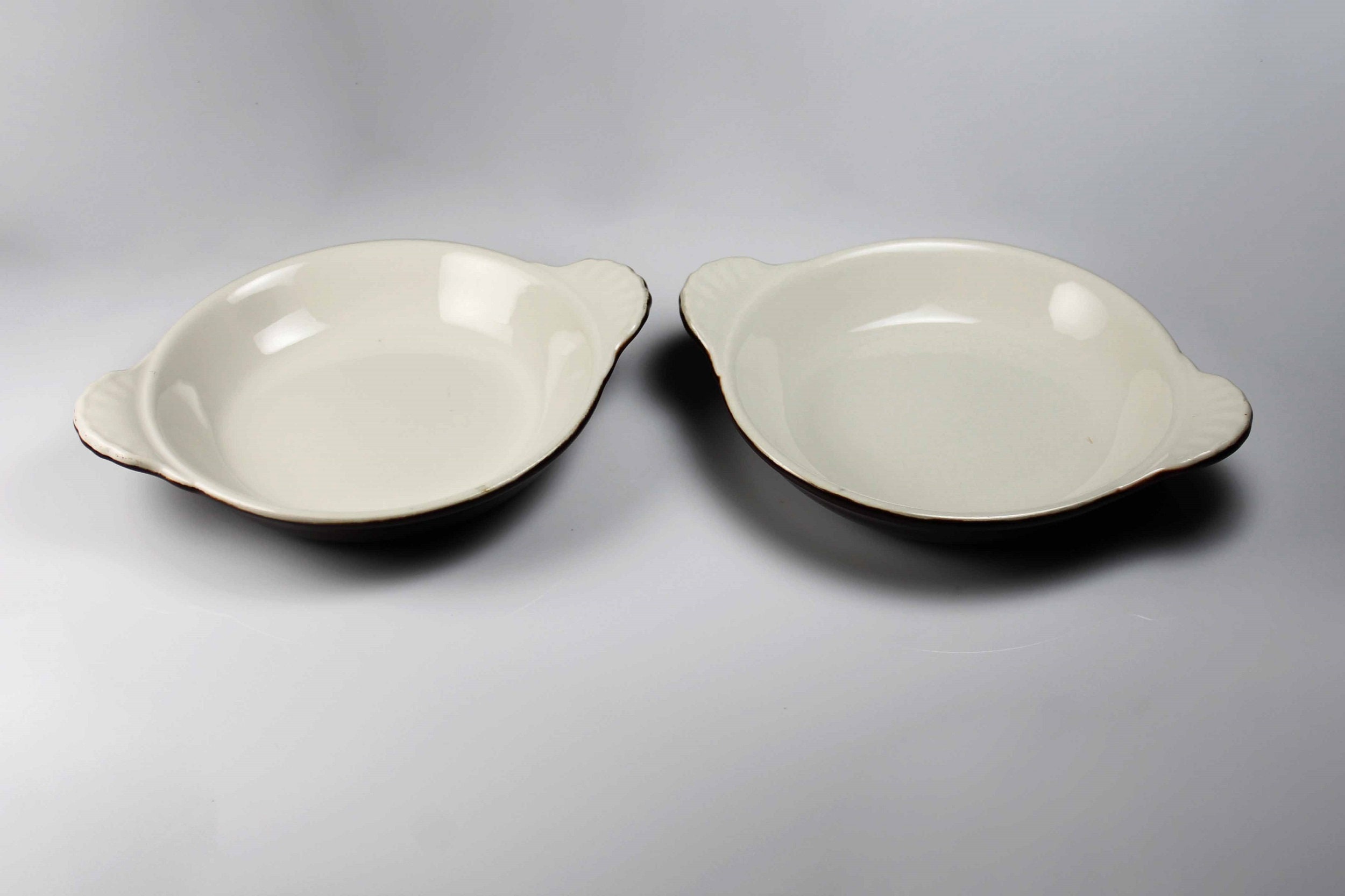 Au Gratin Bowls, Syscoware, Brown, Individual Casserole, Dinnerware