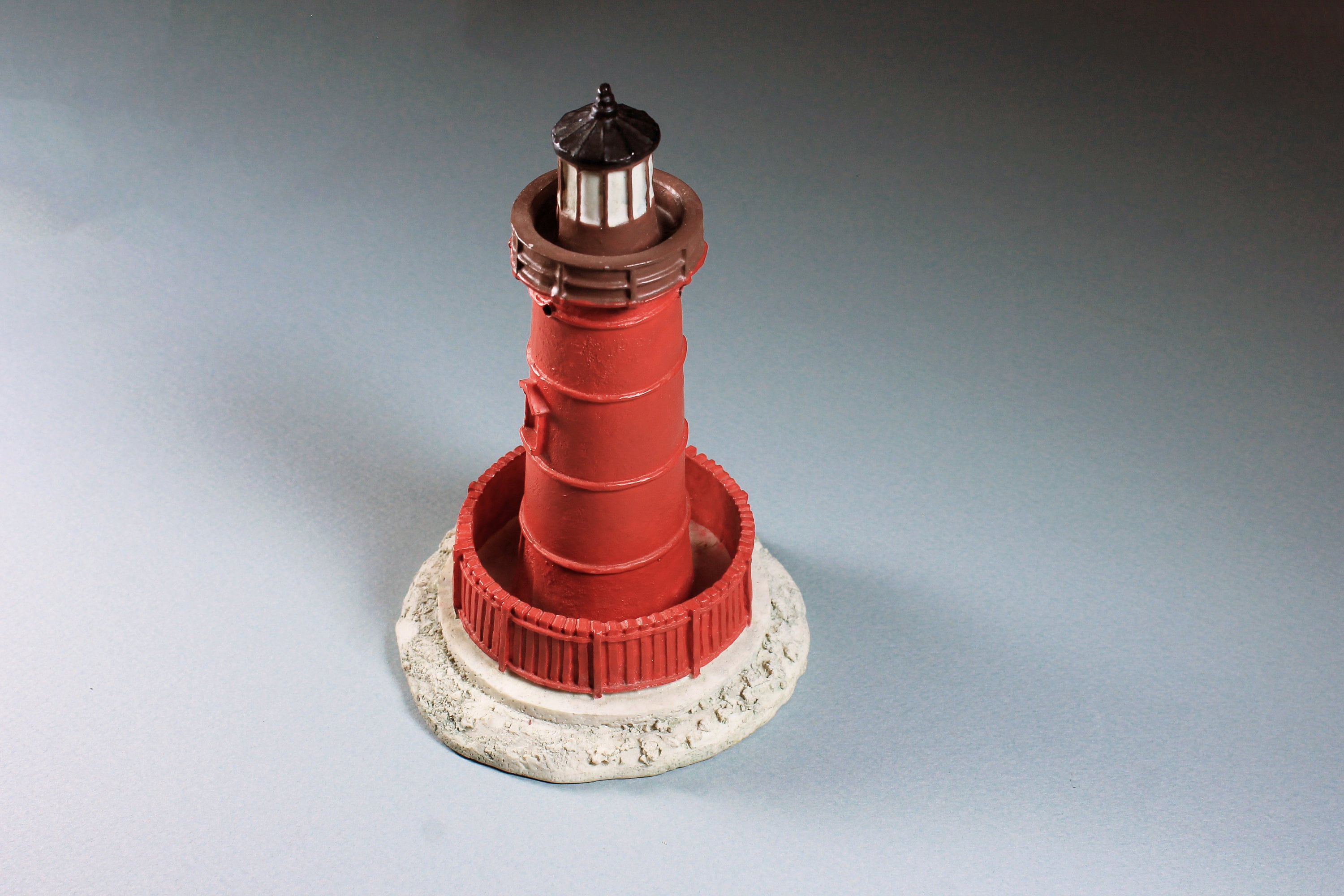 Lighthouse Figurine, Scaasis Originals, Inc. Jeffrey's Hook NY, Hand