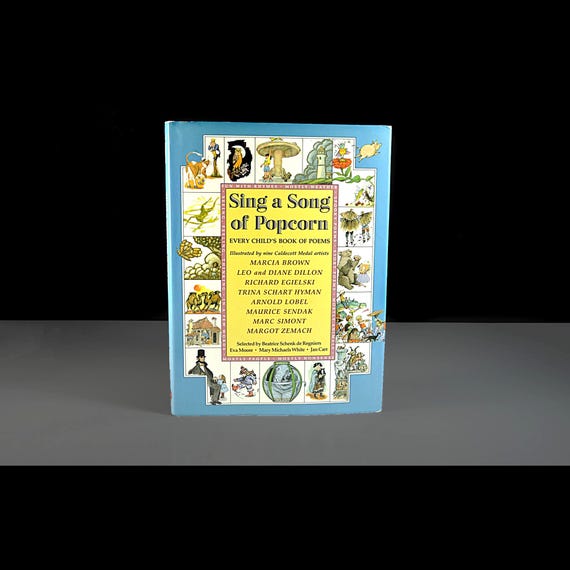 Childrens Book, Sing a Song of Popcorn, Kids Poetry Book