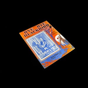 Antique 1924 Sheet Music - &quot;Bye Bye Blackbird&quot; - Collectible Jazz Era Memorabilia