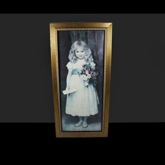 Little Girl Framed Print, Love Letters, Charles Trevor Garland, Art Print, Fine Art, Home Decor
