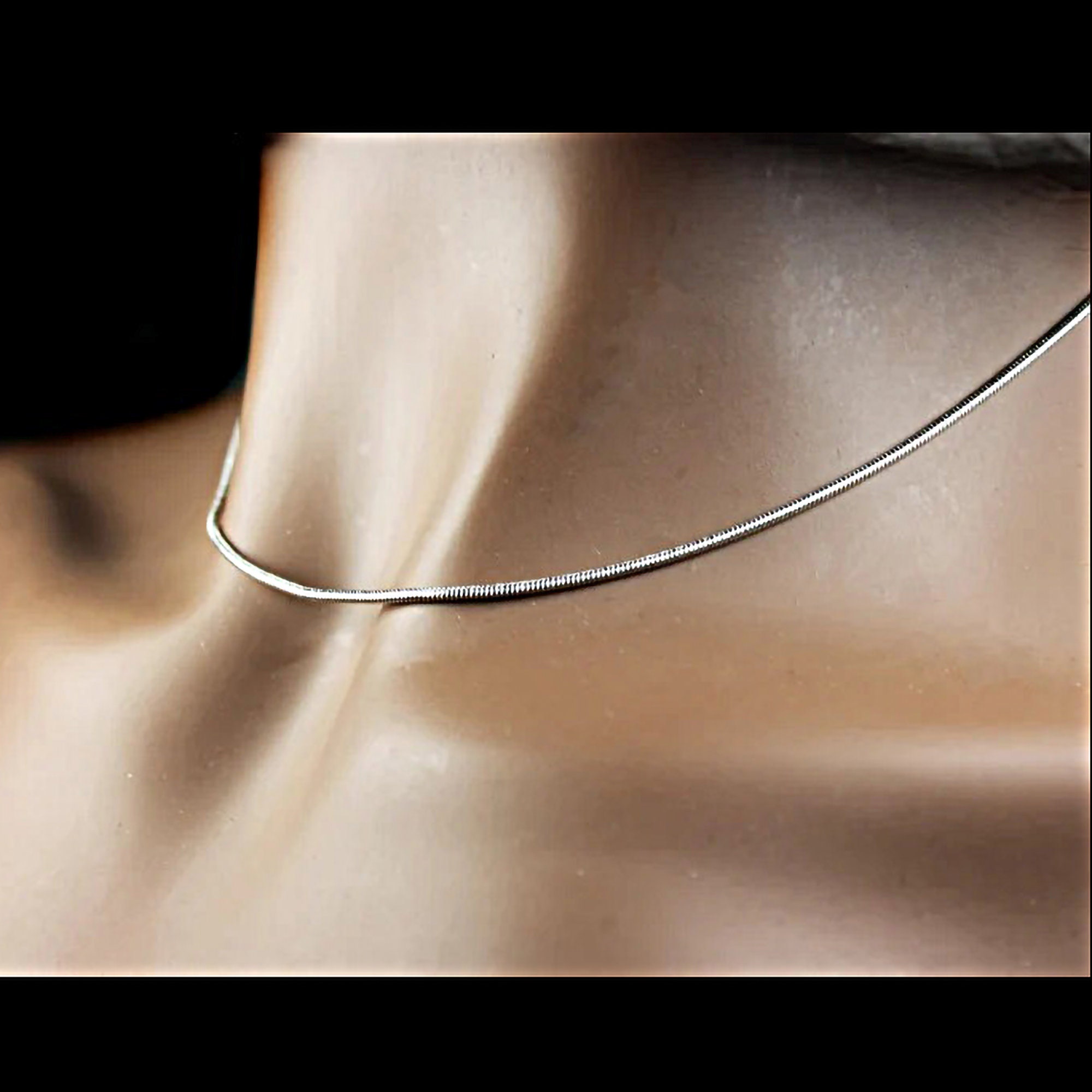 Women's Herringbone Chain - 3mm - Gold Necklace - JAXXON