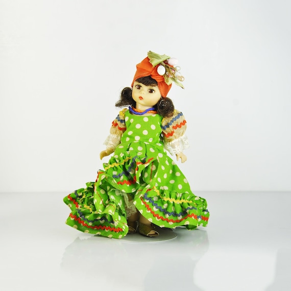 Madame Alexander Brazil Doll – 8 Inch International Series – Original Clothes, Sleep Eyes, Excellent Condition