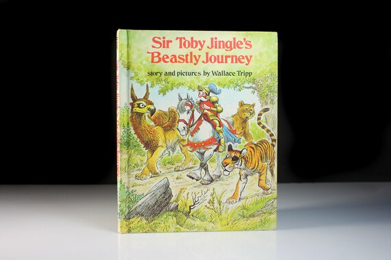 Children's Hardcover Book, Sir Toby Jingles Beastly Journey, Fiction, Weekly Reader Book, Collectible, Humor