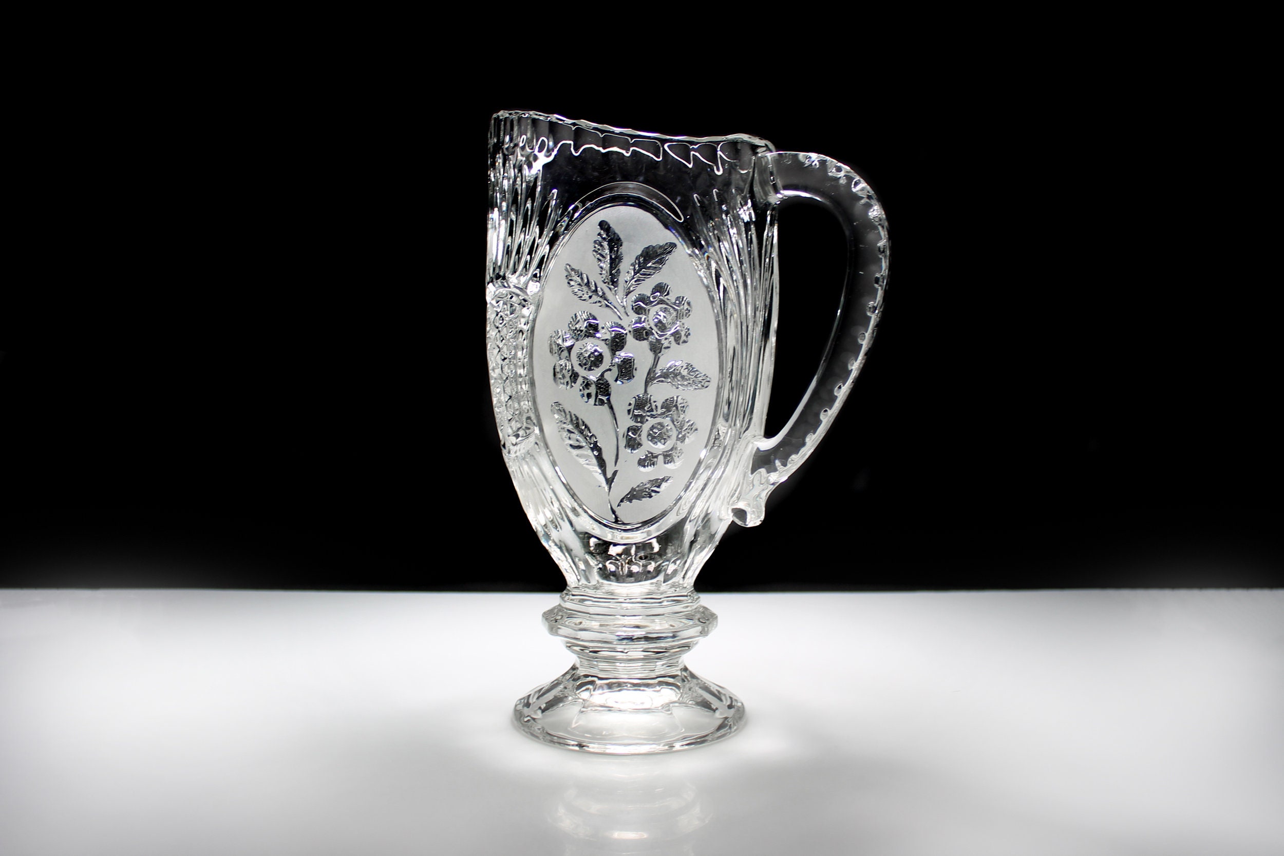 Crystal Serving Pitcher Large Heavy Lead Crystal – Clinch Valley Mercantile