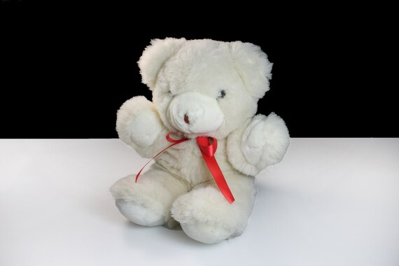 Bear Stuffed Animal, 14 Inch, Plush, Collectible, Nursey Decor, Home Decor