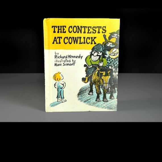 Children Book The Contests at Cowlick, Weekly Reader, Cowboy Story