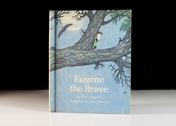 Children's Hardcover Book, Eugene The Brave, Ellen Conford, Fiction, Weekly Reader Book, Illustrated, Picture Book, Animal Story