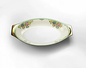 Vintage Meito China Japan MEI773 Multi Colored Floral Fruit