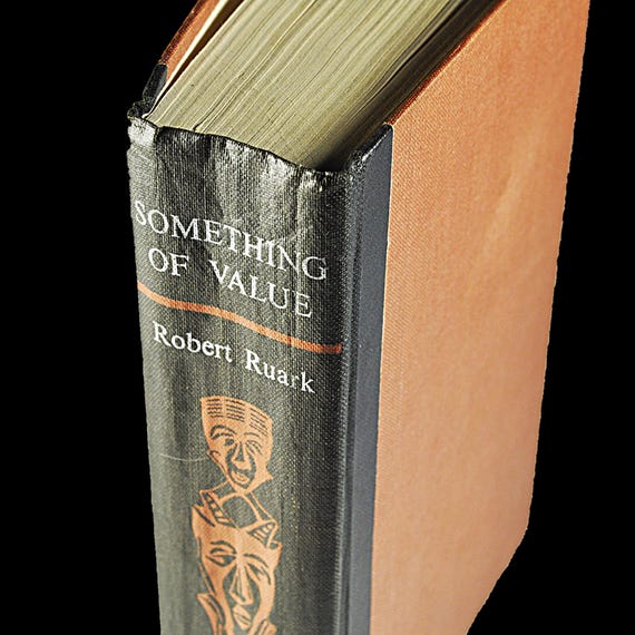 First Edition 1955 Something of Value by Robert Ruark - Historical Fiction, Colonial Kenya, Collectible Literature