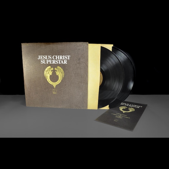 Jesus Christ Superstar Double LP Vinyl Record Set, Original Lyric Booklet, Gatefold Album