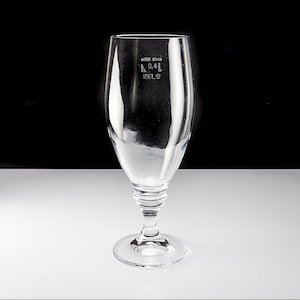 Pedestal Beer Glass 0.4L RKL Marked – 8 Inch, Excellent Condition