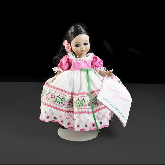 Madame Alexander “Chile” Doll – 8 Inch Doll - International Collection – With Stand & Original Tag – Excellent Condition