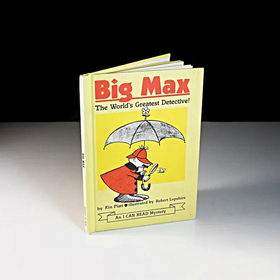 Children's Hardcover Book, Big Max, Kin Platt, Fiction, Weekly Reader Book, Collectible, Mystery, Illustrated