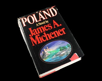 Poland, James A. Michener, First Edition, Novel, Historical Fiction, Adventure, History, Hardcover