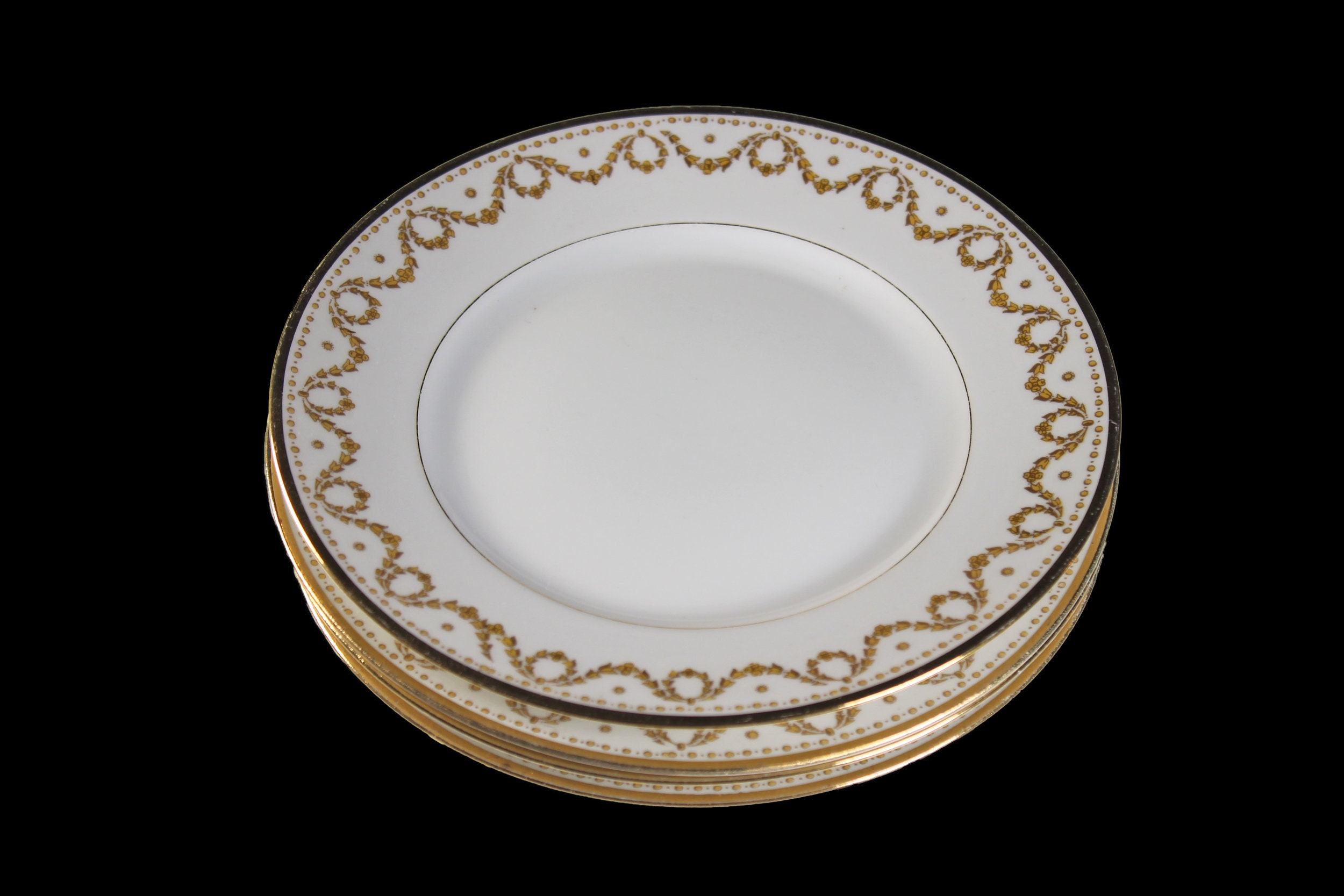 Dinner Plates, Bernardaud China, B and Co, Limoges France, Fine China