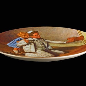 1983 Knowles Collector Plate, Norman Rockwell, The Painter, Limited Edition, Numbered Plate, Wall Decor, Decorative Plate image 3