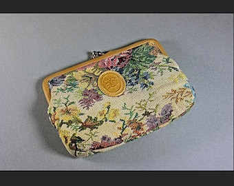 Tapestry Purse, Bagland, Kiss Clasp, Clutch Purse