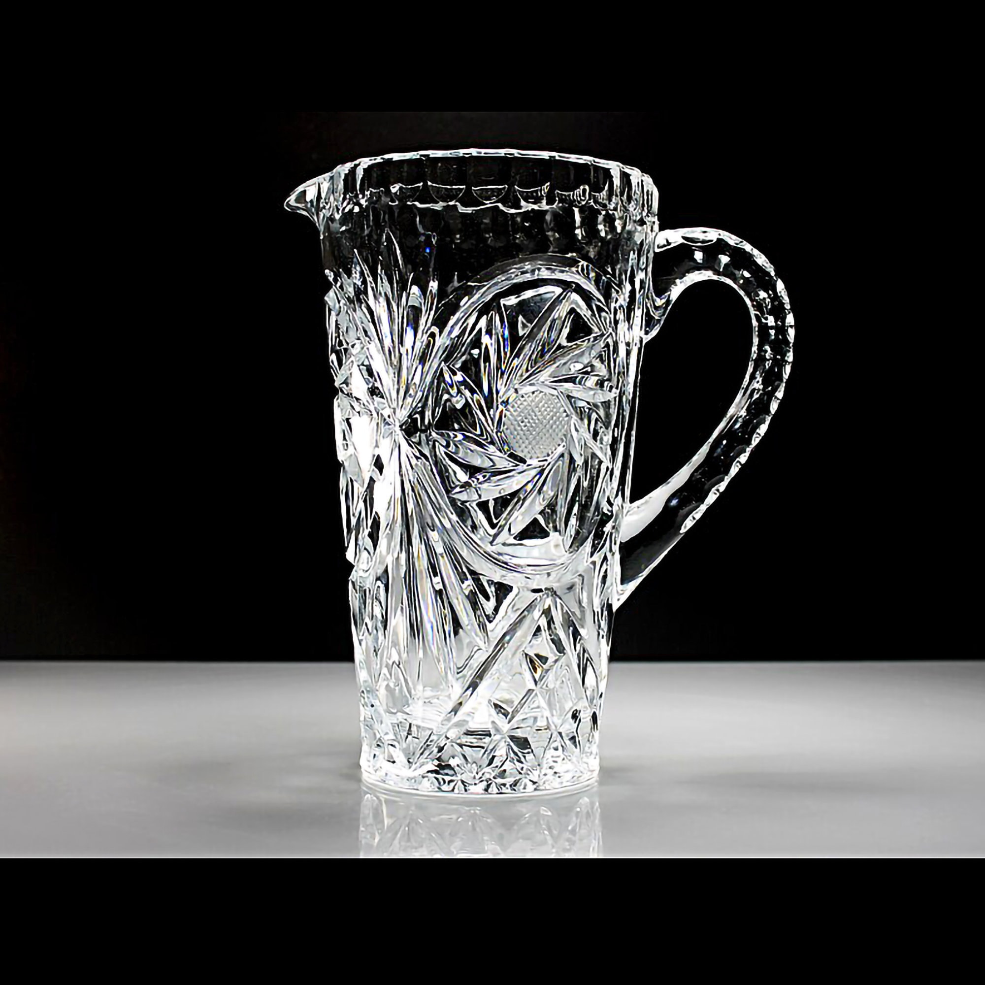 Majestic Gifts PW-162 Pinwheel 48 oz. Crystal Pitcher, 1 - Harris Teeter